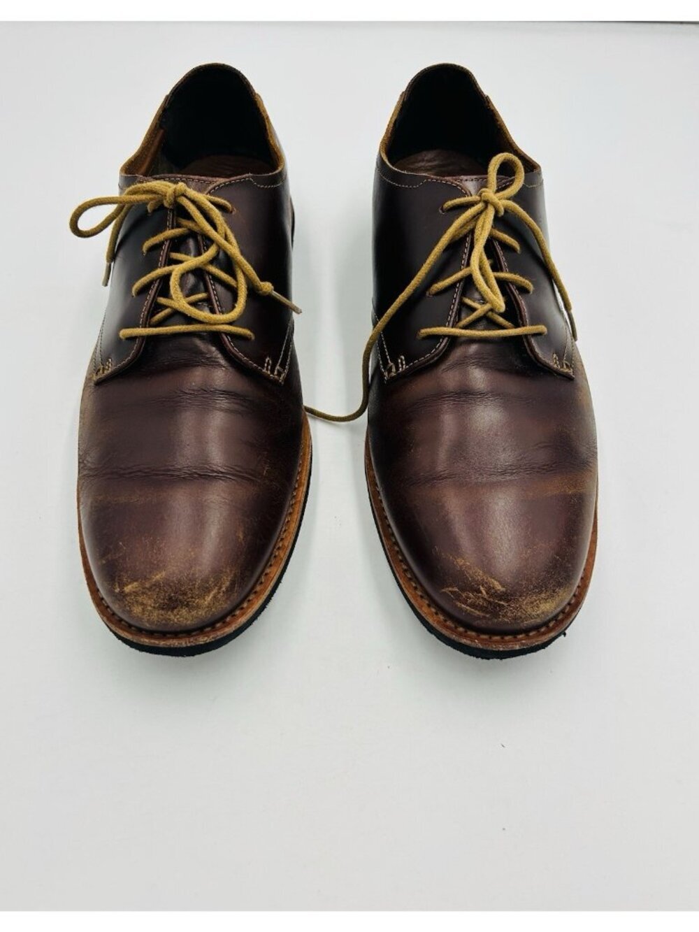 Timberland Classic Oxford Lace-Up Shoes Brown Genuine Leather Men's Size 13